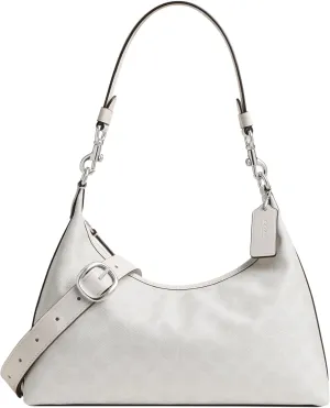 Coach Juliet Shoulder Bag in Signature Canvas, LH/White Chalk