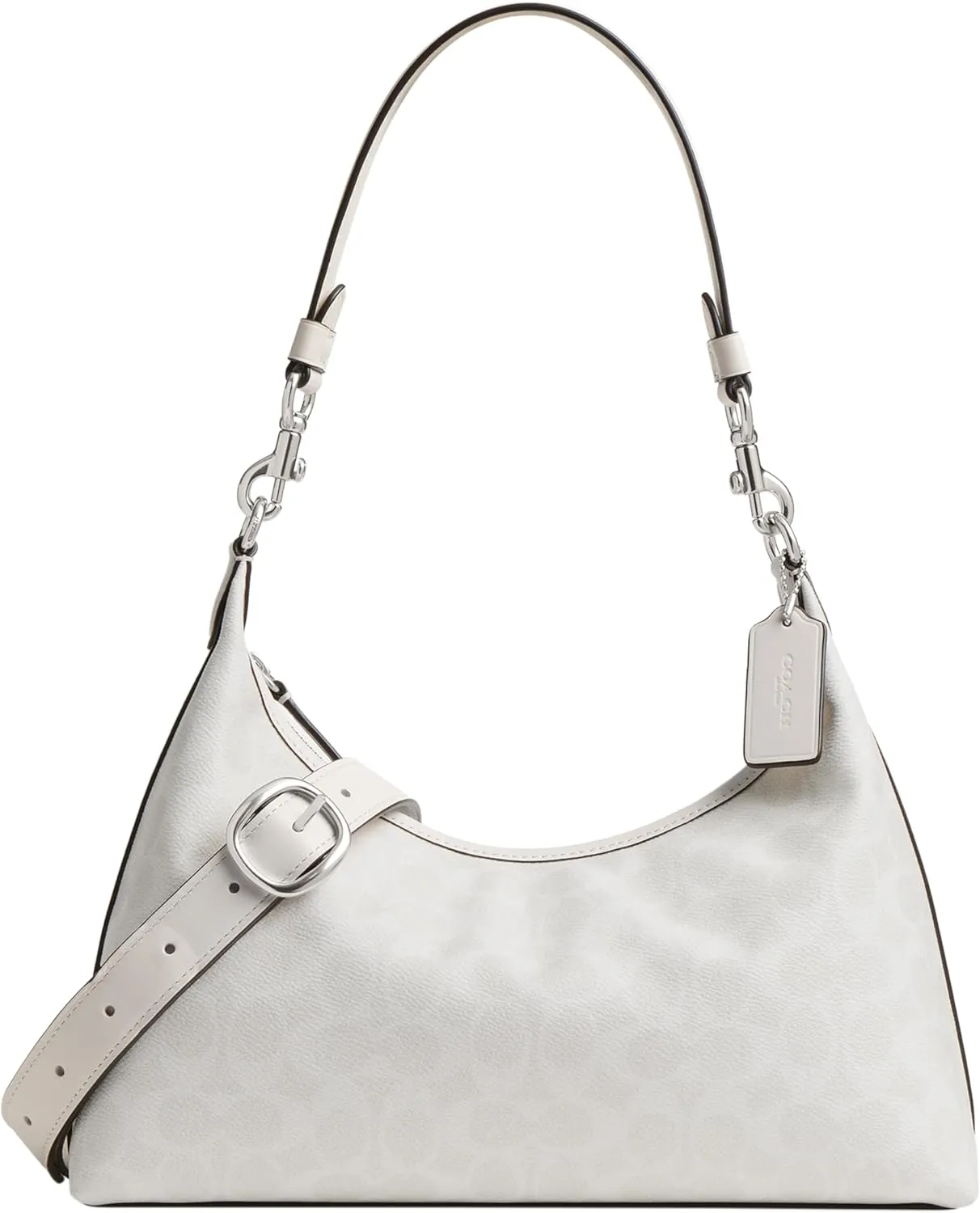 Coach Juliet Shoulder Bag in Signature Canvas, LH/White Chalk