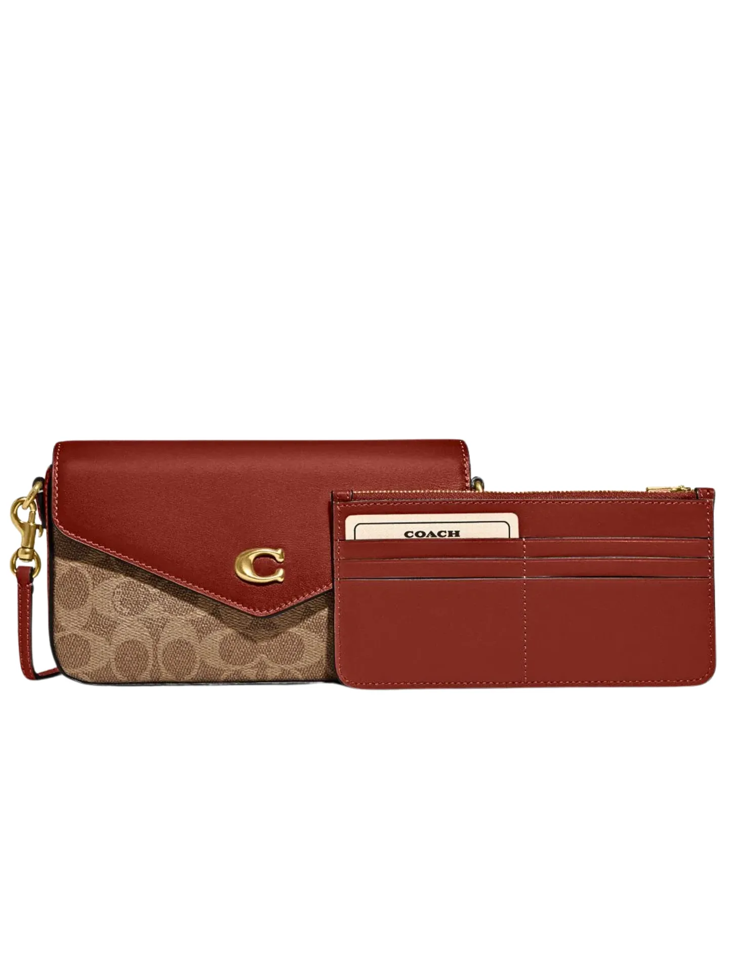 Coach Wyn Crossbody In Signature Canvas Tan Rust