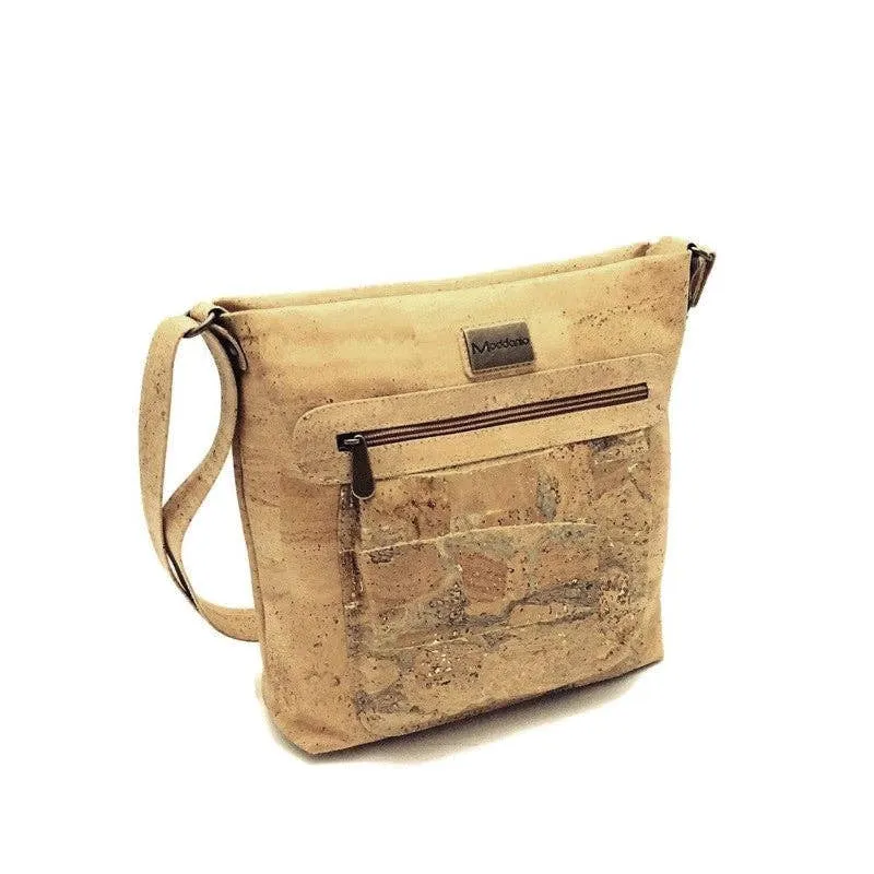 Cork Crossbody Bag Vegan Crossbody Purse for Women