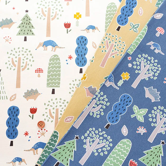 Cotton Oxford Fabric - Hi!  my zoo In the Forest