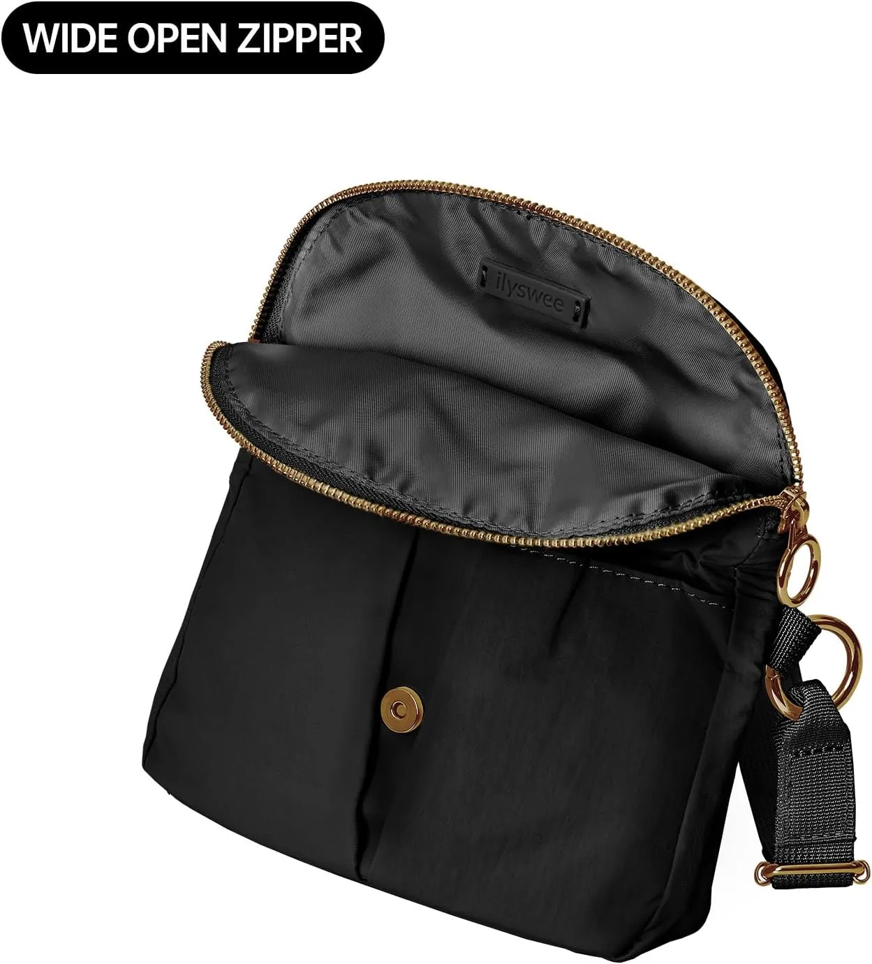 Crossbody Bag for Women, All Night Festival Bag Adjustable Strap Purse Nylon Handbags for Travel Work Casual Outdoor