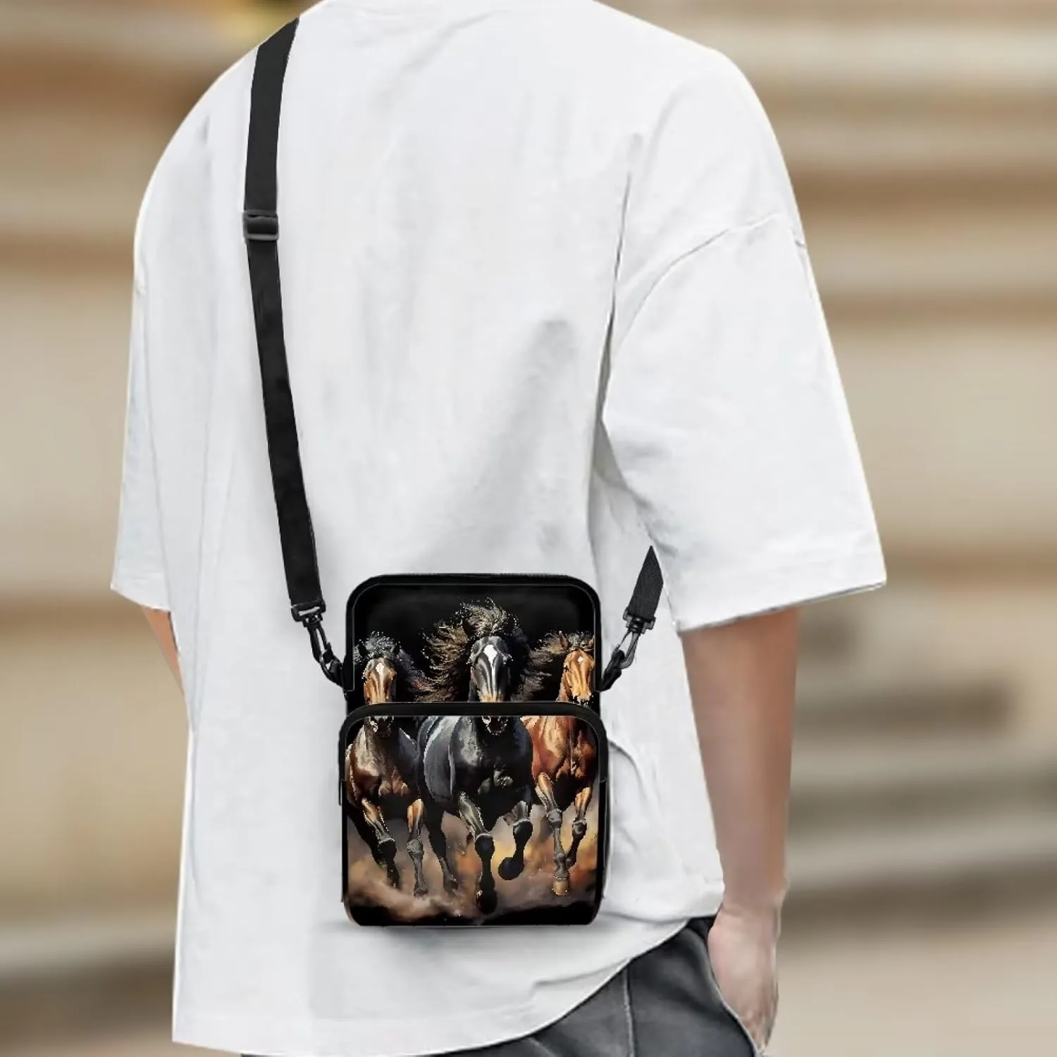 Crossbody Bag for Women and Men Travel Work Sports Messenger Purse