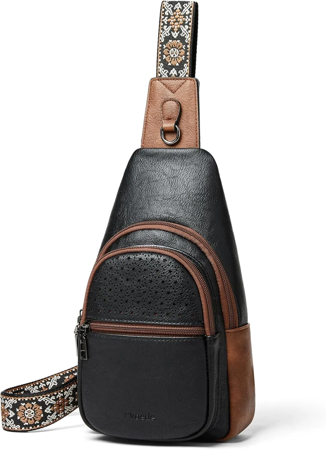Crossbody Bags for Women 4-Pockets Sling Bag Fanny Pack Chest Purse Backpack Casual Daypacks Travel Shopping