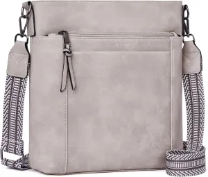 Crossbody Bags For Women Medium Crossbody Travel Purses with 4 Card Slots Leather Shoulder Handbags