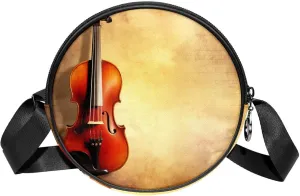 Crossbody Bags for Women,Crossbody Bag Men,Small Sling Bag,Vintage Italian Violin,Crossbody Purse