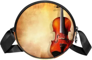 Crossbody Bags for Women,Crossbody Bag Men,Small Sling Bag,Vintage Italian Violin,Crossbody Purse