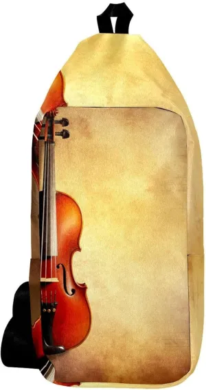 Crossbody Bags for Women,Crossbody Bag Men,Small Sling Bag,Vintage Italian Violin,Crossbody Purse