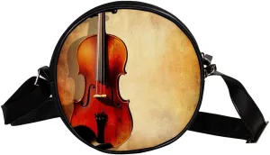 Crossbody Bags for Women,Crossbody Bag Men,Small Sling Bag,Vintage Italian Violin,Crossbody Purse