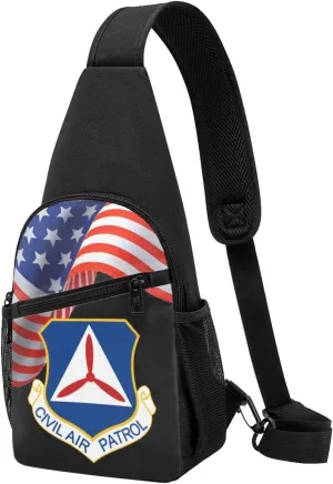 Crossbody Shoulder Chest Bag Civil Air Patrol Fashion One-Shoulder