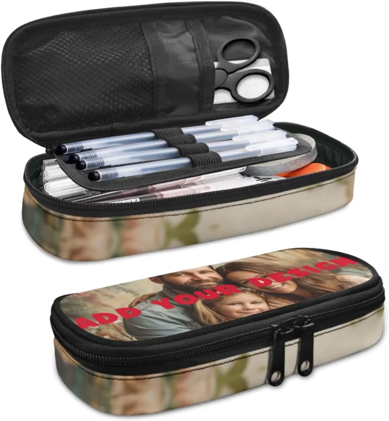 Customized Prints Backpack for School Boys Girls Backpack with Lunch Box with Adjustable Shoulder Strap Cute 4th Grade Reading Bookmark and Pencil Box 4Pcs Sets for Kids/Toddler