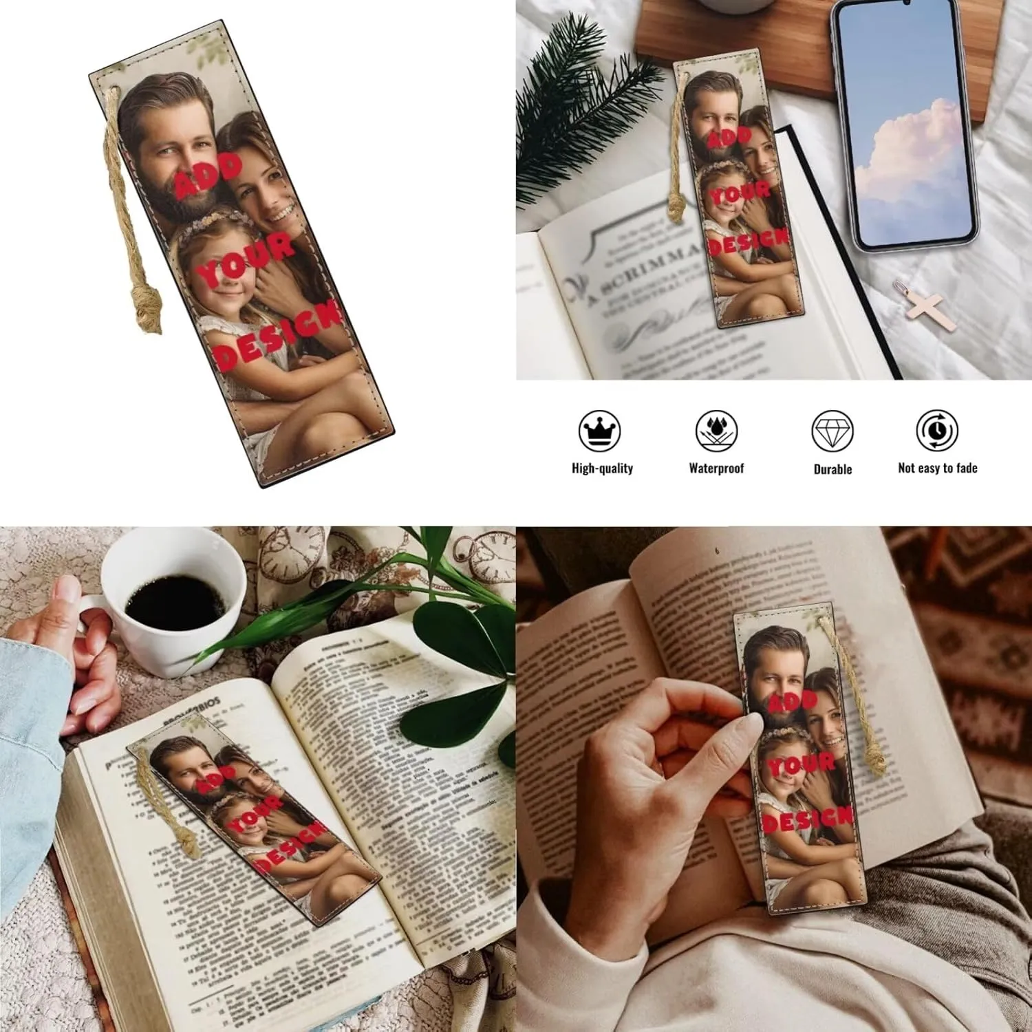 Customized Prints Backpack for School Boys Girls Backpack with Lunch Box with Adjustable Shoulder Strap Cute 4th Grade Reading Bookmark and Pencil Box 4Pcs Sets for Kids/Toddler