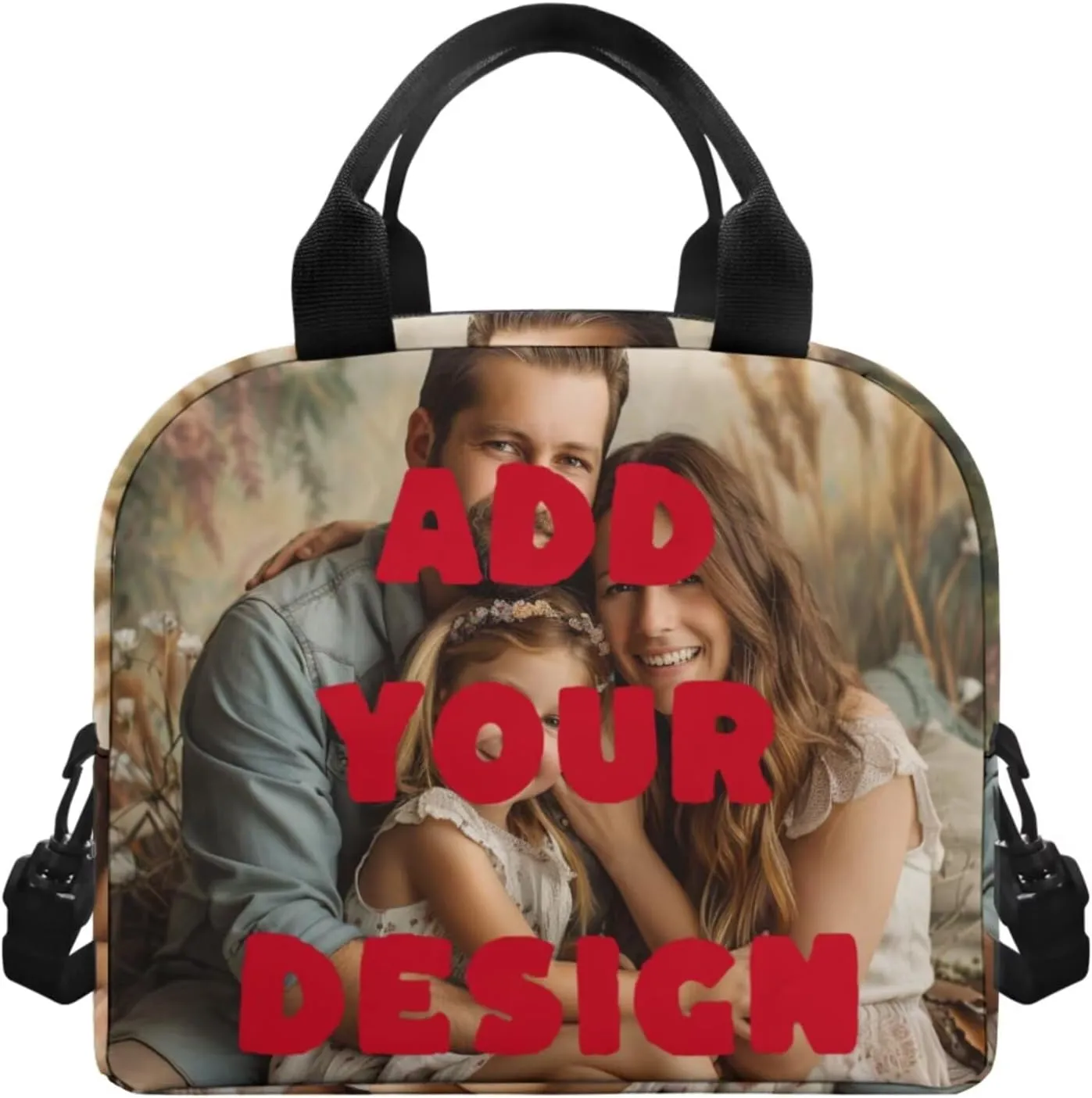 Customized Prints Backpack for School Boys Girls Backpack with Lunch Box with Adjustable Shoulder Strap Cute 4th Grade Reading Bookmark and Pencil Box 4Pcs Sets for Kids/Toddler