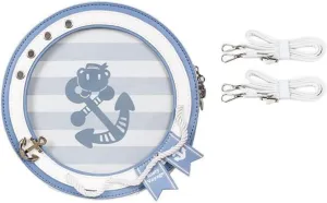 Cute Sailor Pin Bag Ita Bag Crossbody Small Pin Display Bag Y2k Aesthetic Navy costume Boat Ship Captain costume