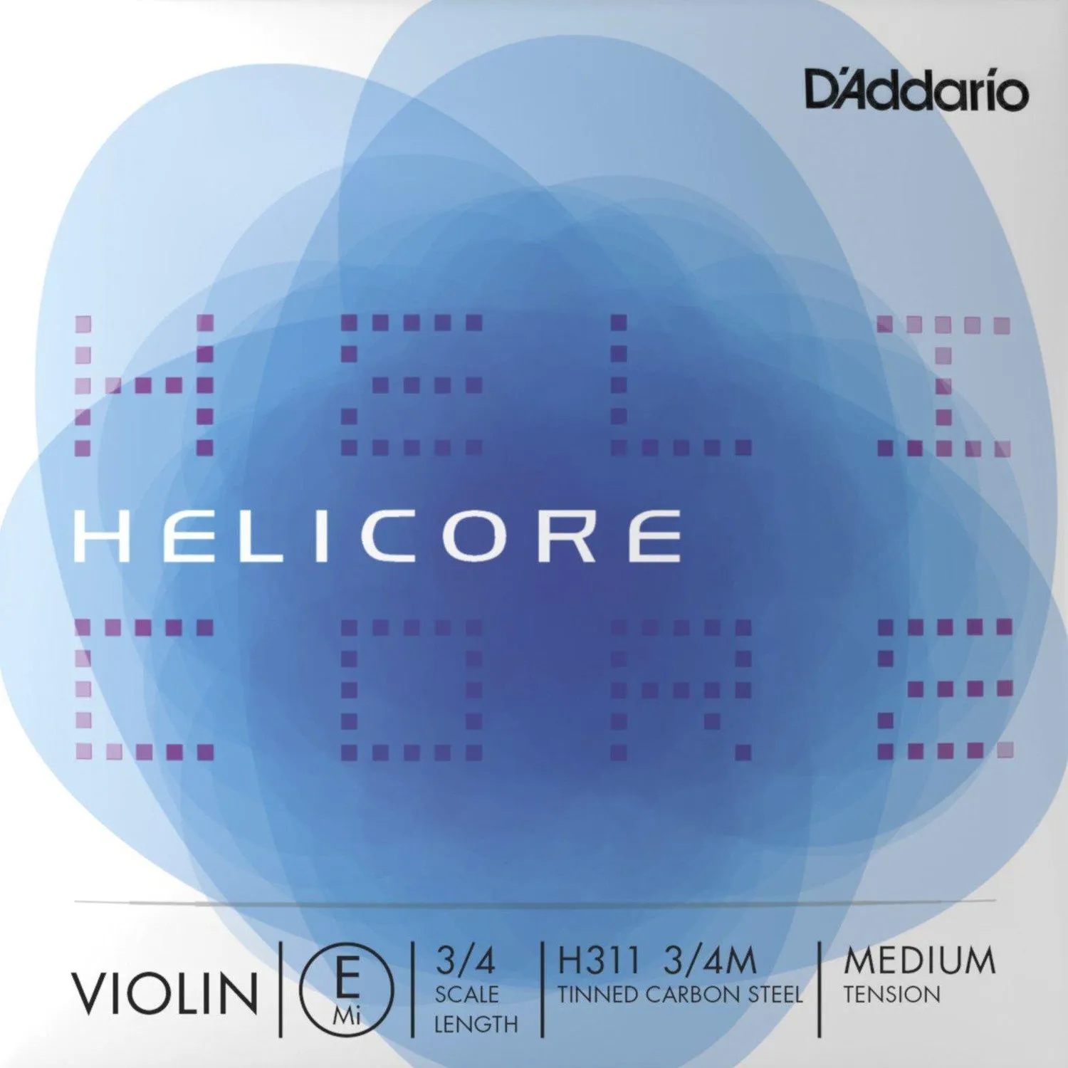 D'Addario Helicore Violin E String 3/4