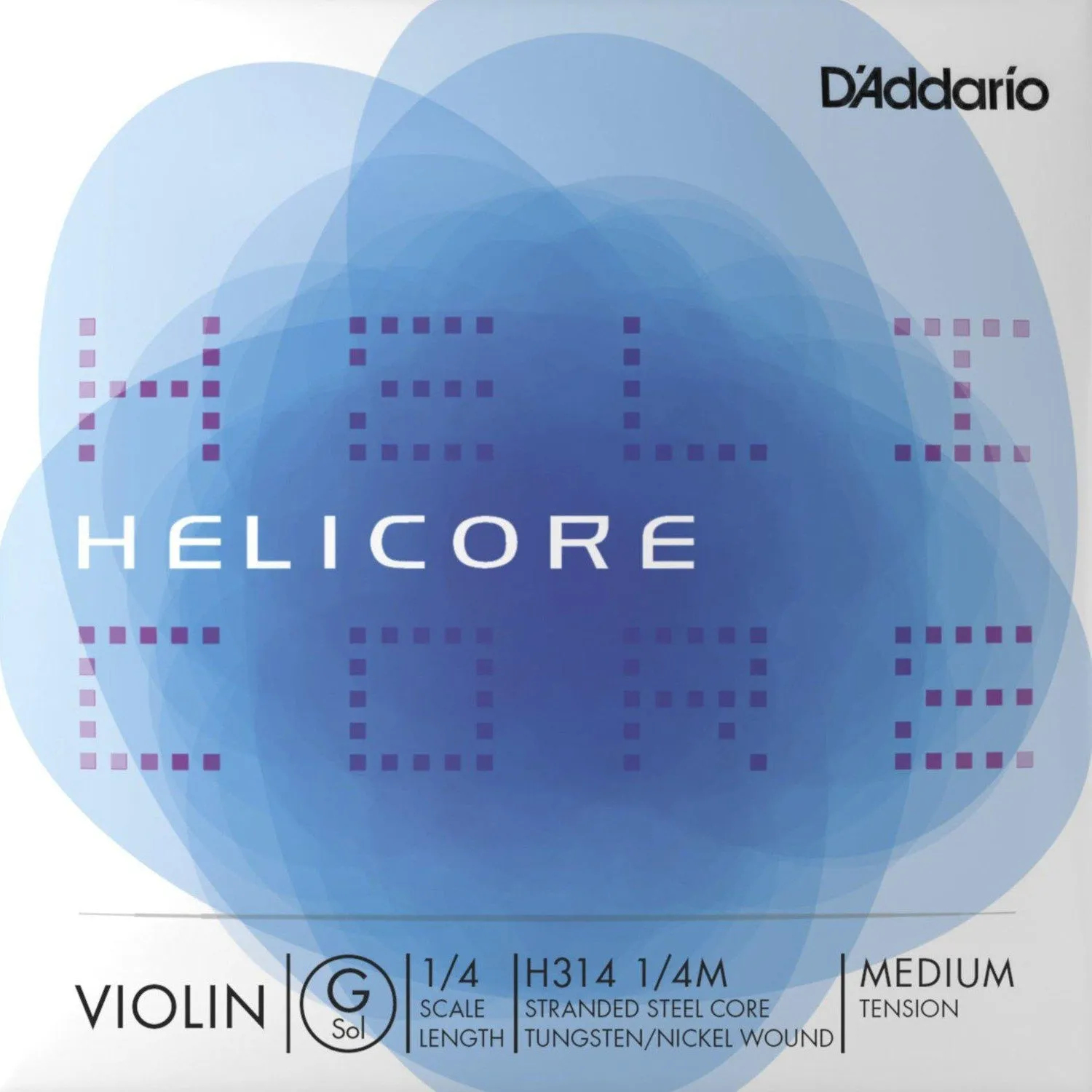 D'Addario Helicore Violin G String 1/4