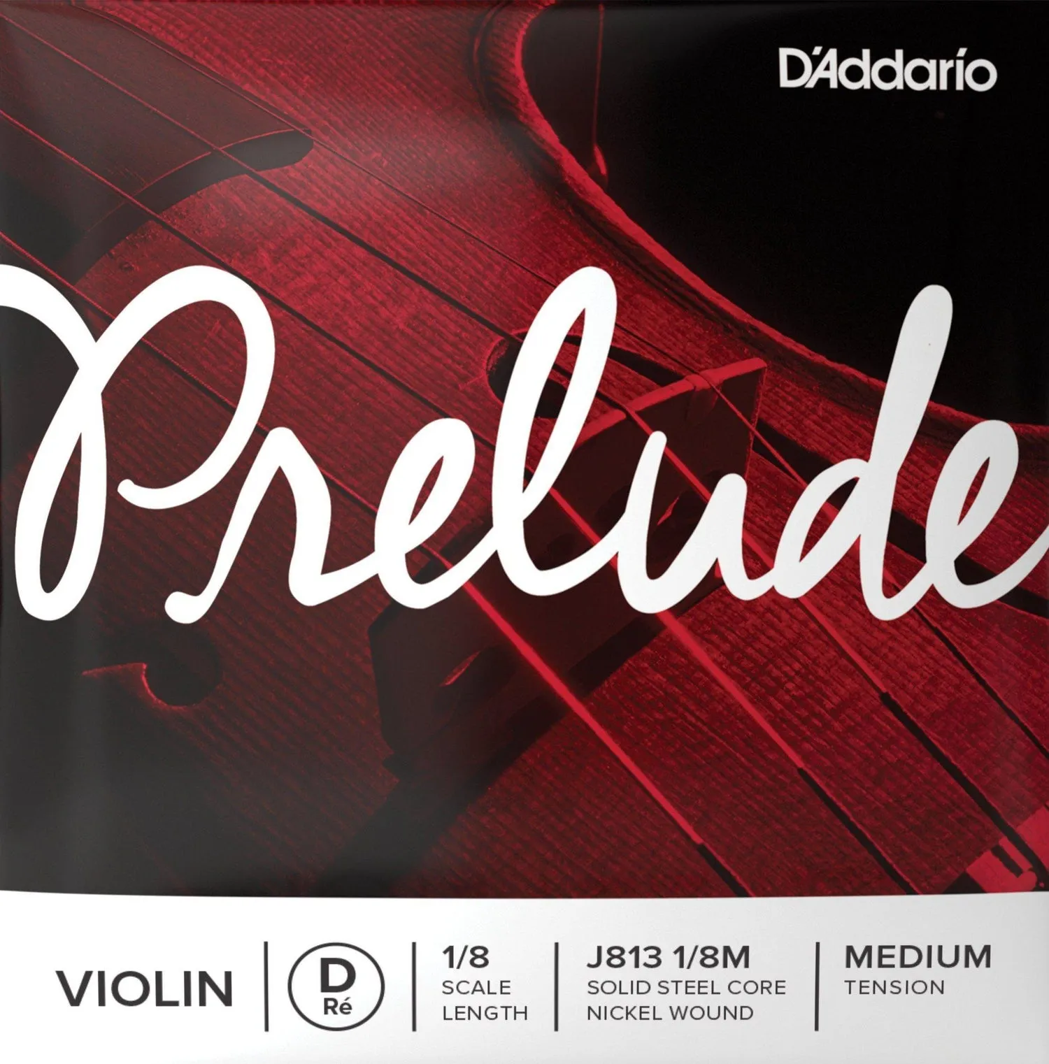 D'Addario Prelude Violin D String 1/8