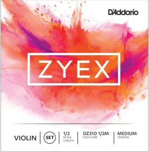 D'Addario  Violin String SET, 1/2 Scale, Medium Tension