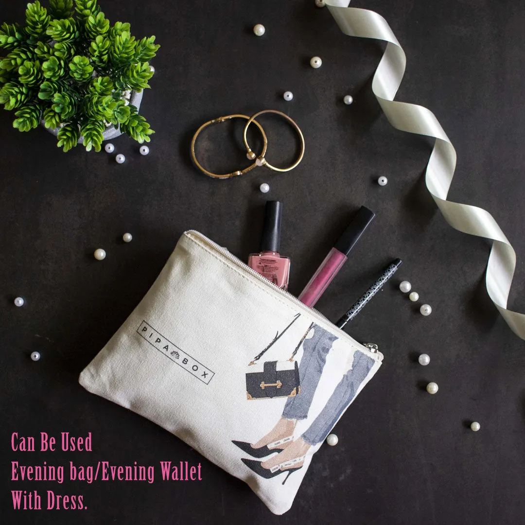 Denim Crush - Canvas Pouch