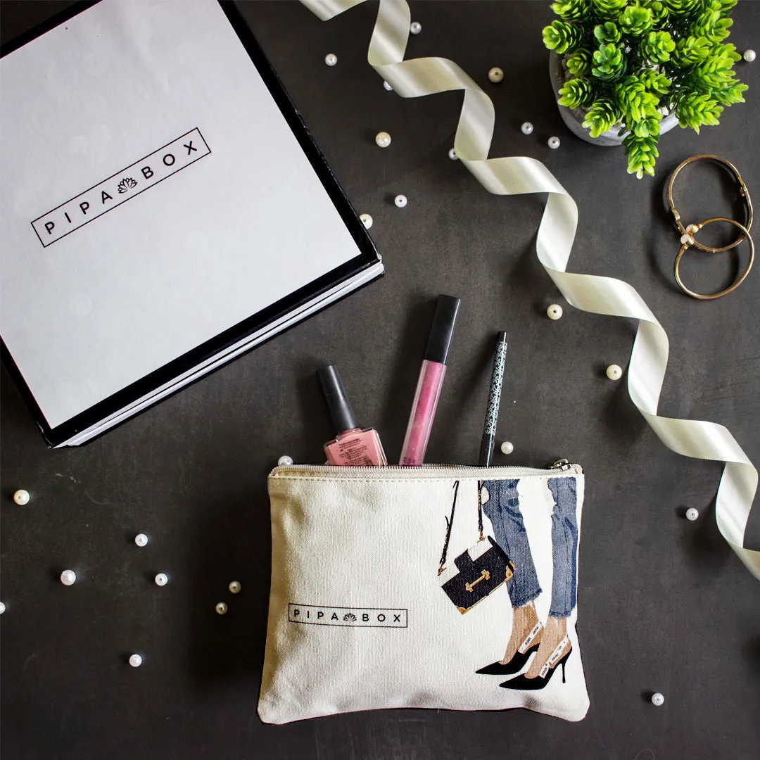 Denim Crush - Canvas Pouch