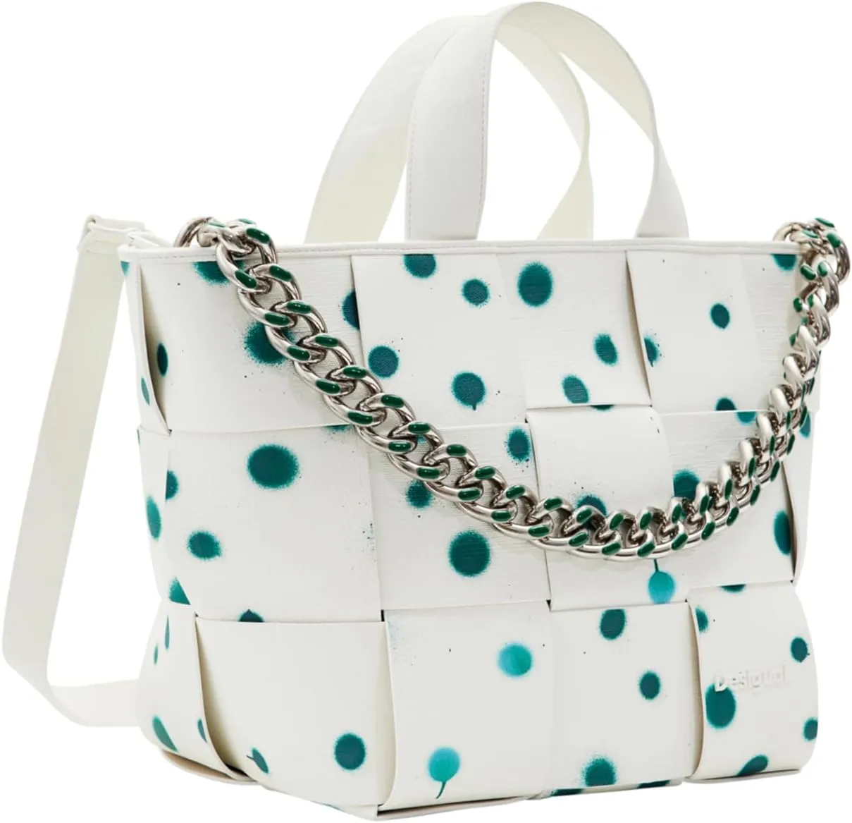 Desigual M Droplets Tote Bag