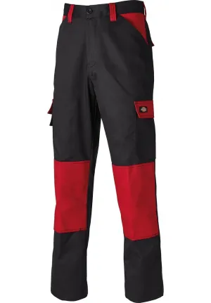Dickies ED24/7 Everyday Men Work Trousers Black/Red
