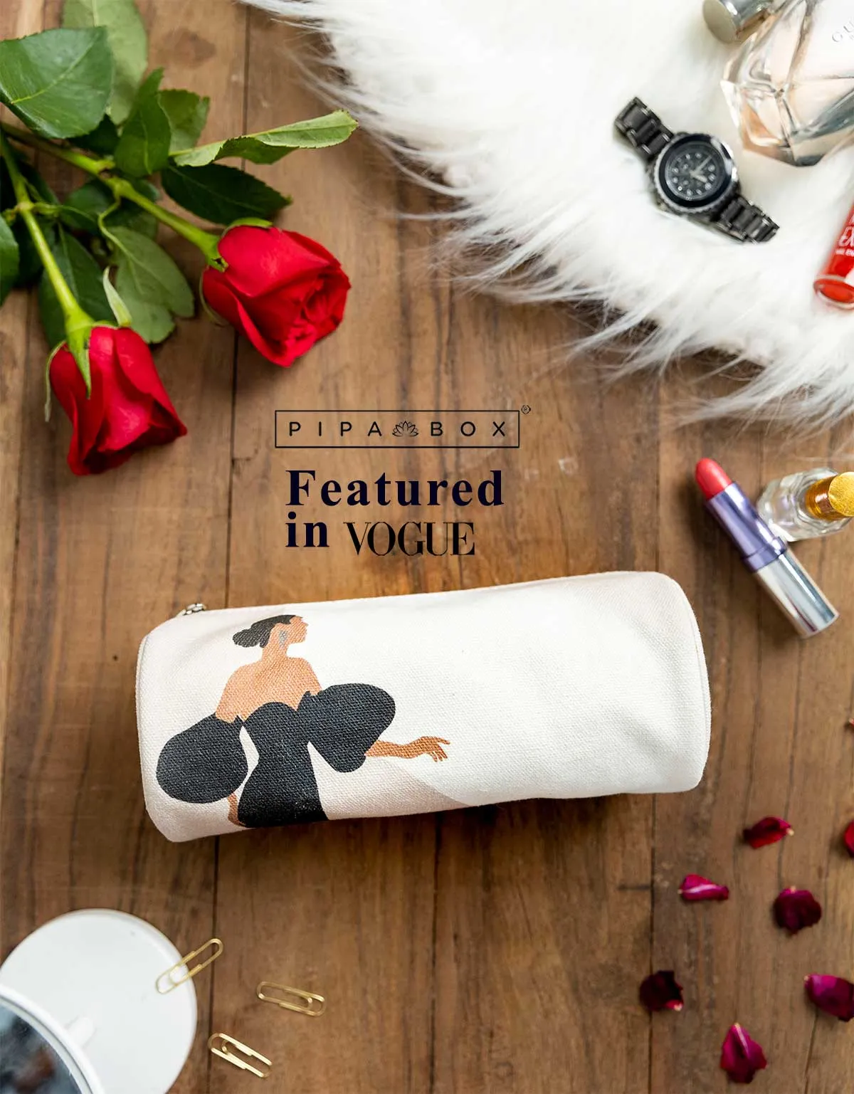 Diva - Canvas Pencil Case