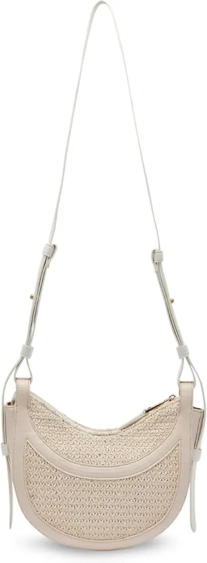 Dolce Vita Lisa Knit Half Moon Crossbody, Sand