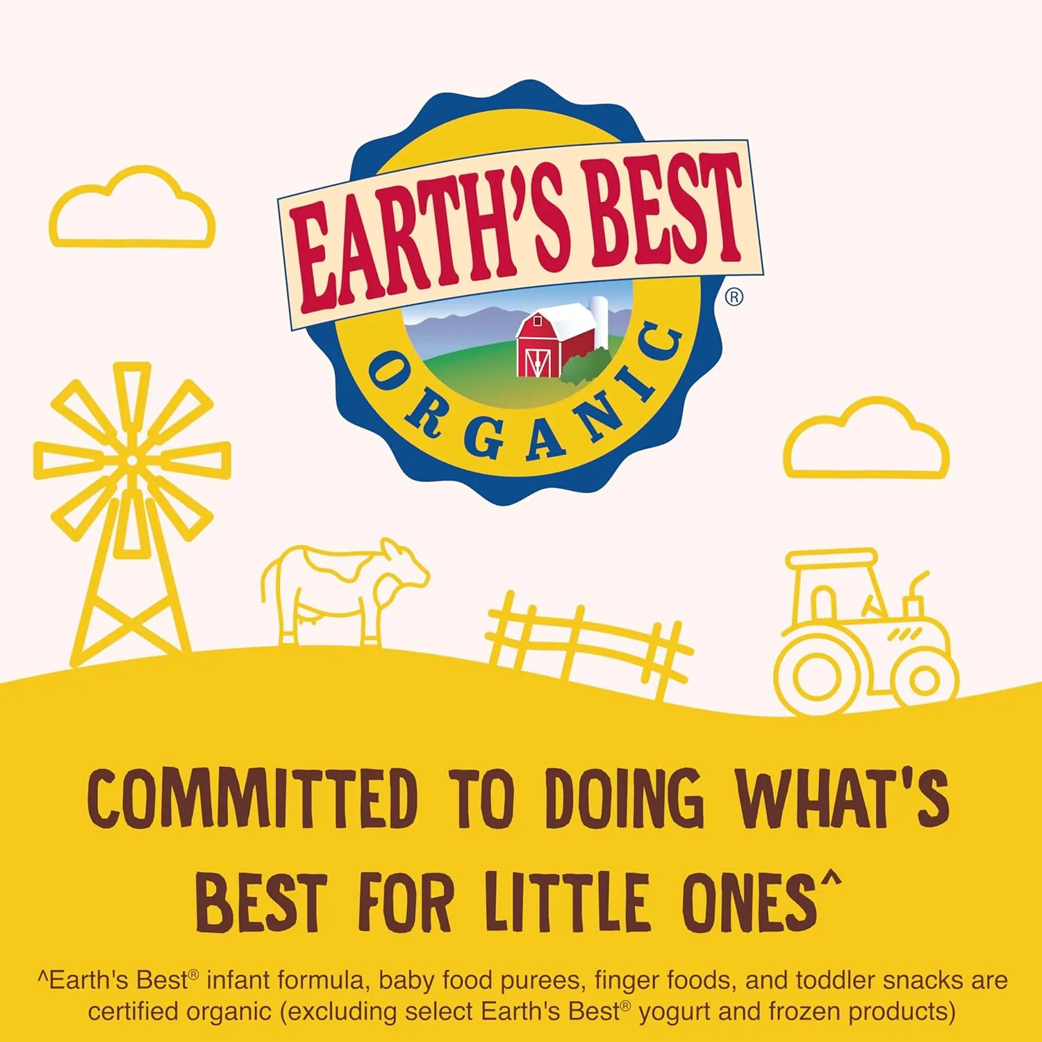 Earth's Best Organic Gentle Infant Formula for Babies 0-12 Months, Milk-Based Powder Formula with Iron, Omega-3 DHA, and Omega-6 ARA, 21 Ounce Container