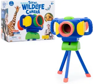 Educational Insights GeoSafari Jr. Talking Wildlife Camera, Voice & Photography-Robert Irwin, STEM Toy, Gift for Boys & Girls, Ages 4 