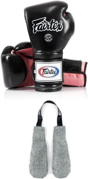 Fairtex BGV9 Boxing Gloves with Deodorizer Inserts | Mexican Style Glove for Hard Hitters   Odor & Moisture Absorber for Boxing, MMA, Muay Thai | Perfect Bundle for Clean & Durable Gear