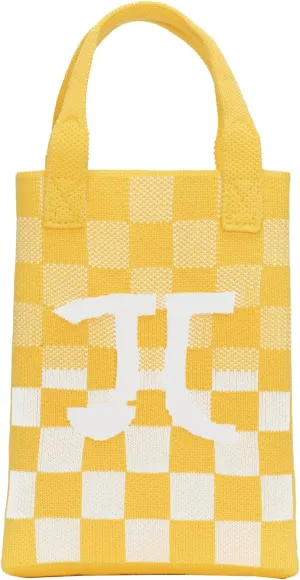 Fashion Plaid Classic Wristband Crossbody Bag Women's Knit Bag Premium Texture