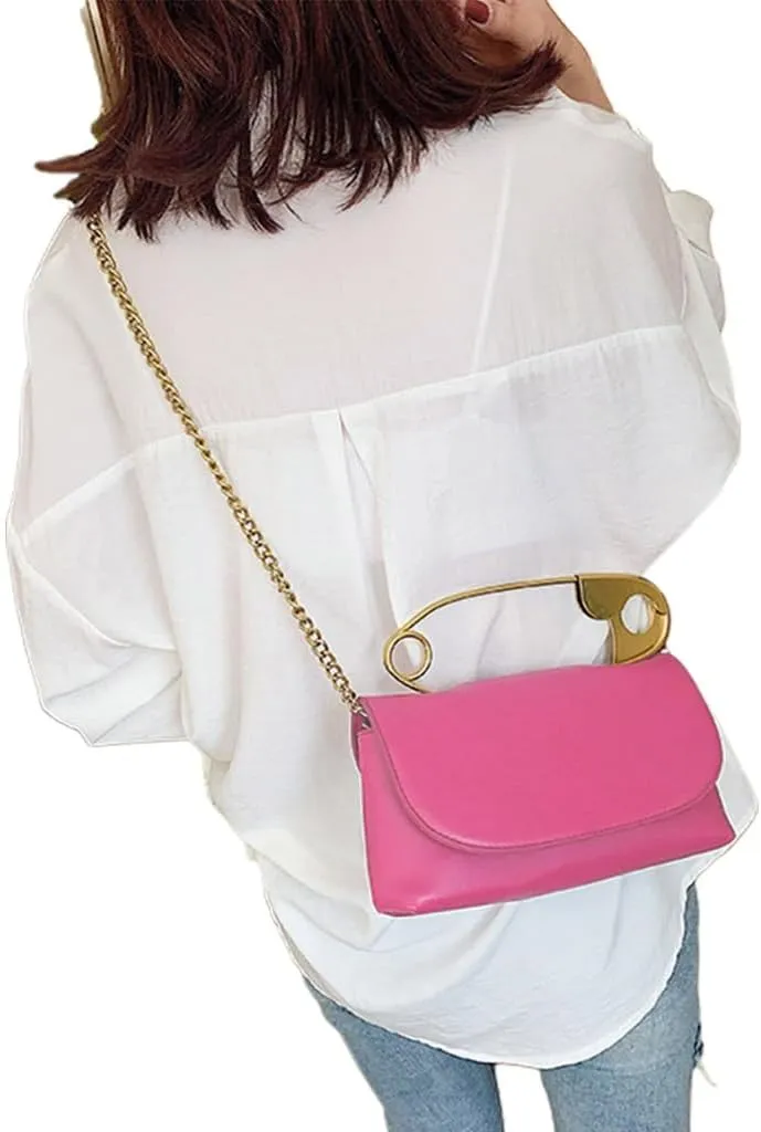 Fashion Shoulder Bag Chain Crossbody Purse for Women Chain Shoulder Bag Handbag Purse for Girl Dating Work