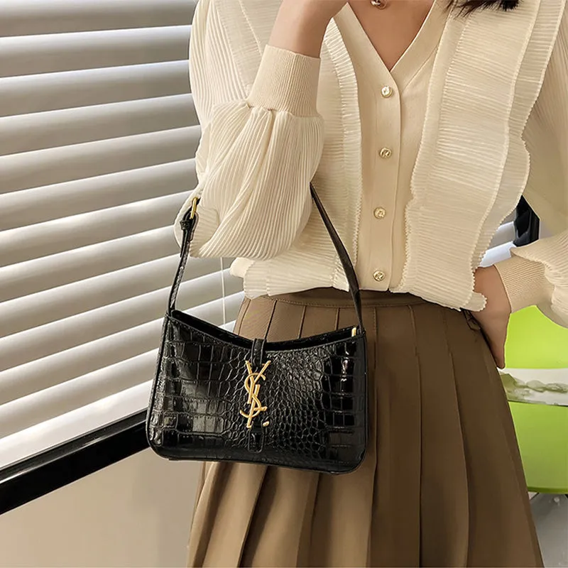 Fashionable simple shoulder bag