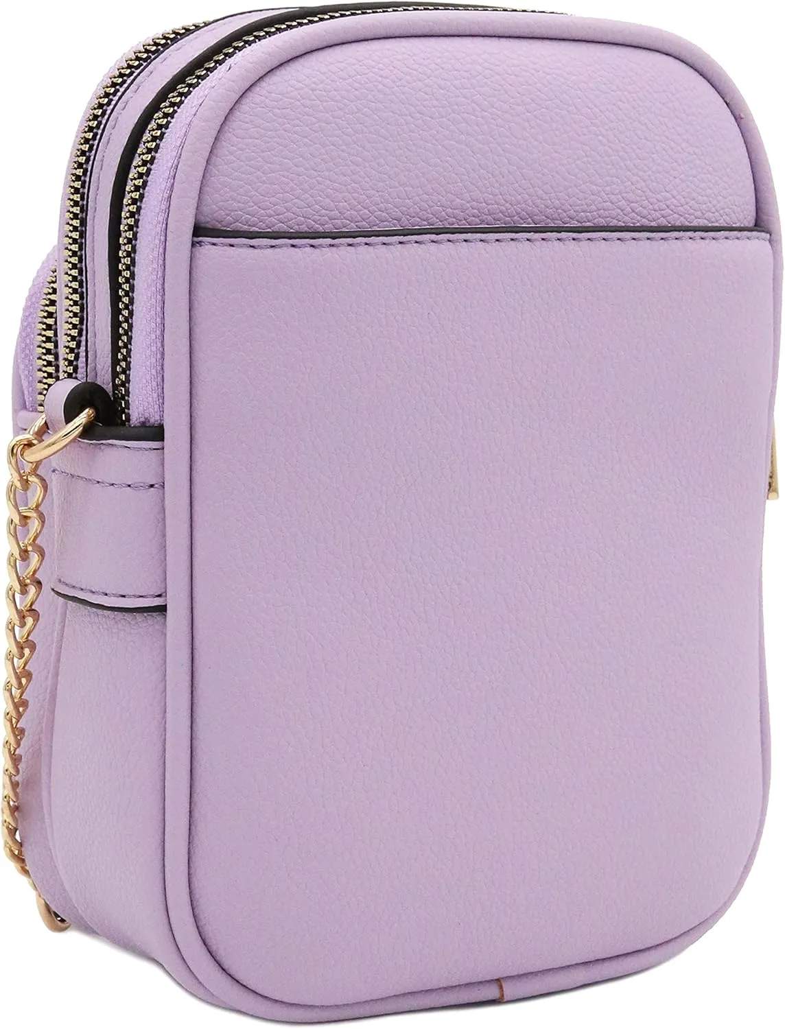 FashionPuzzle Multi Pocket PU Leather Casual Medium Crossbody Bag with Adjustable Strap