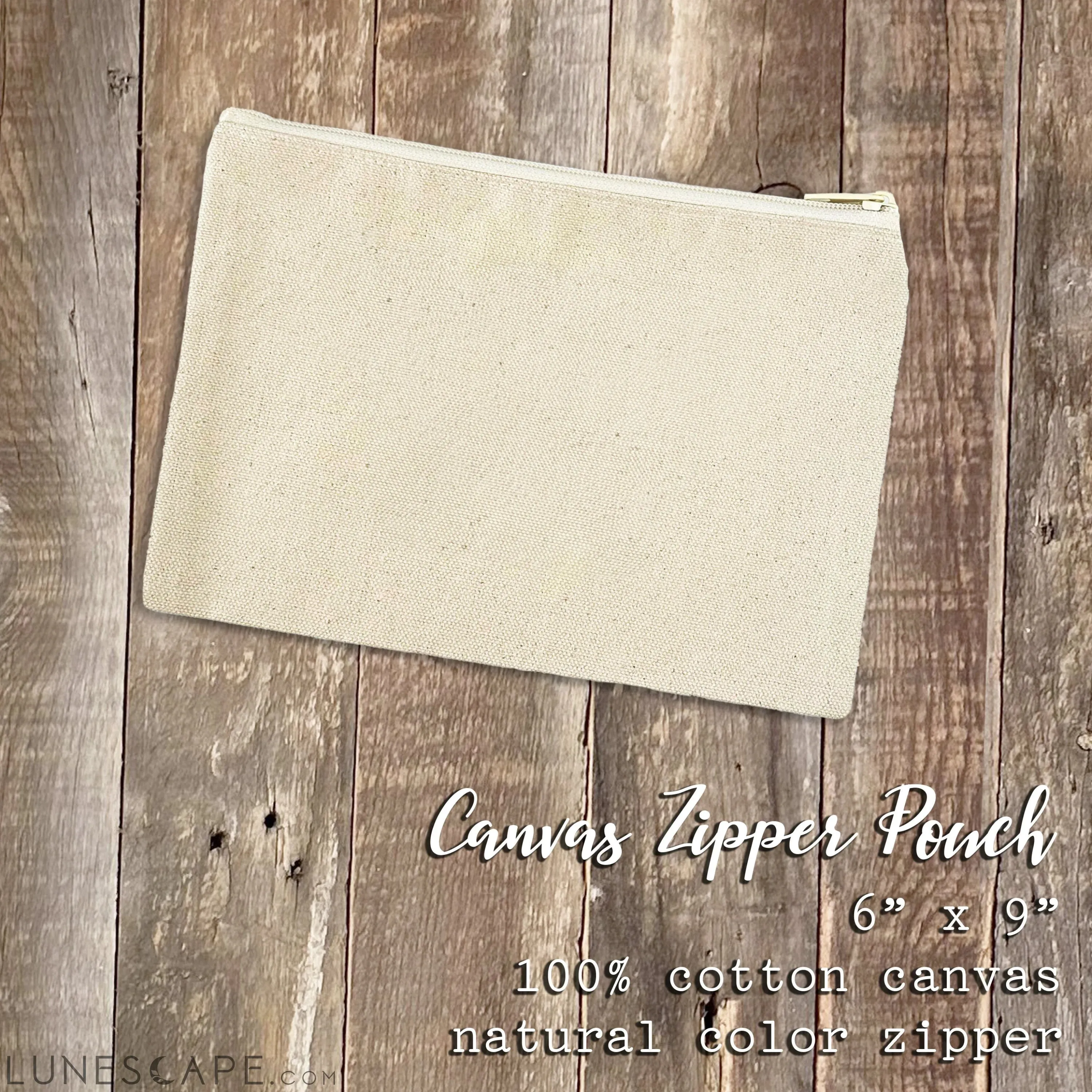 Floral Mare - Canvas Zipper Pouch