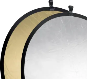 Foldable Reflector, 107 cm, Gold/Silver