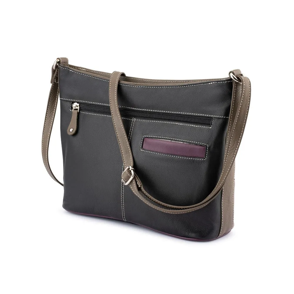 FRANCO BONINI 5081SHOULDER BAG MUSHROOM MULTI