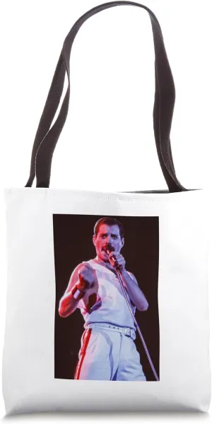 Freddie Mercury Of Queen Live By Everard Smith Tote Bag