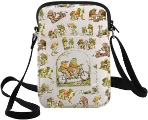 G2TUP Frog Crossbody Bag Toad Fans Gift Frogs Character Shoulder Bag Toad Theme Merchandise