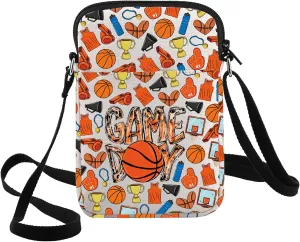 G2TUP Game Day Basketball Crossbody Bag Basketball Mom Gifts Basketball Game Day Shoulder Bag Basketball Team Merchandise