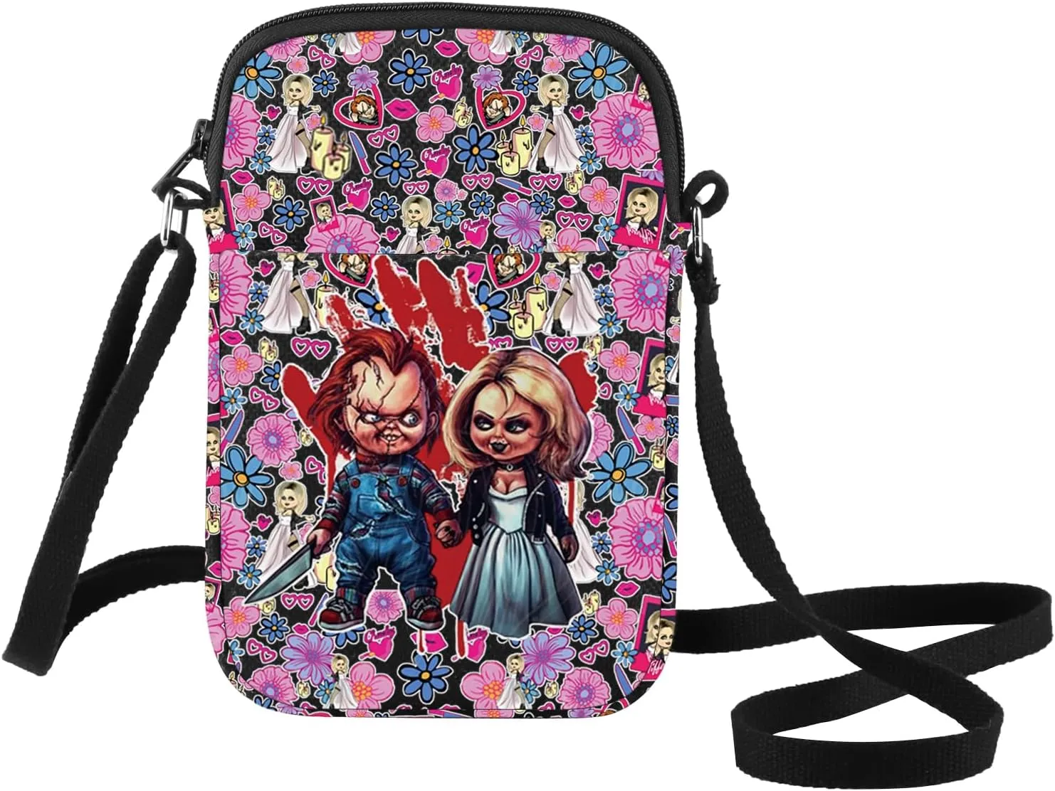 G2TUP Killer Doll Crossbody Bag Evil Doll Fans Gift Horror Shoulder Bag Murderous Toy Merchandise