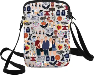 G2TUP Nathan & Lucas Scott Crossbody Bag & Peyton & Haley Fans Gift Scott Brother Basketball Shoulder Bag Nathan Merch