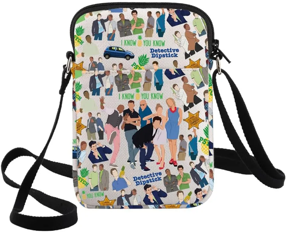G2TUP Shawn Spencer Crossbody Bag Gus & Henry & Juliet & Carlton & Karen Fans Gifts Detective Shoulder Bag