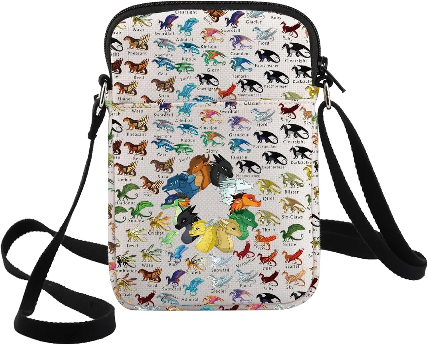 G2TUP Wings Dragon Darkstalker Crossbody Bag Wing Dragons Inspired Gift Dragon Tribes Shoulder Bag Wings Bookish Merch