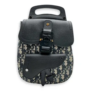 Gallop Multi-colour Crossbody Bag in Jacquard/Calfskin, Mixed hardware