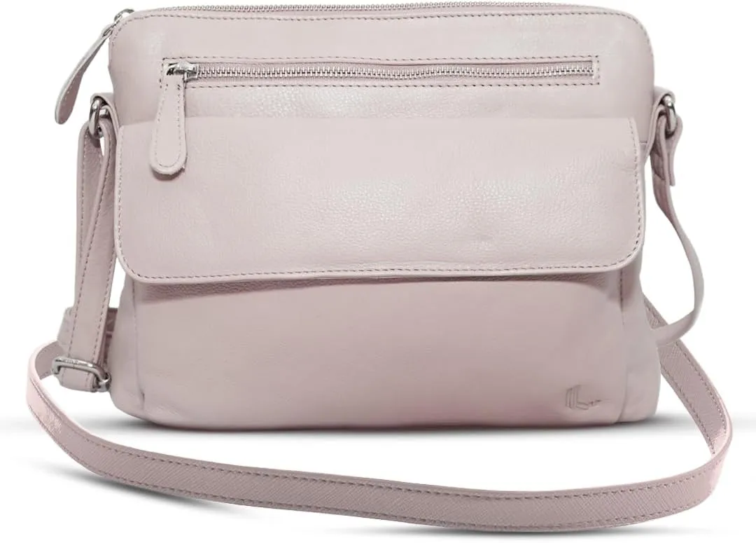 Genuine Leather Crossbody Bag for Women – Medium Size Leathure Purse, Stylish and Durable Handbags for Women