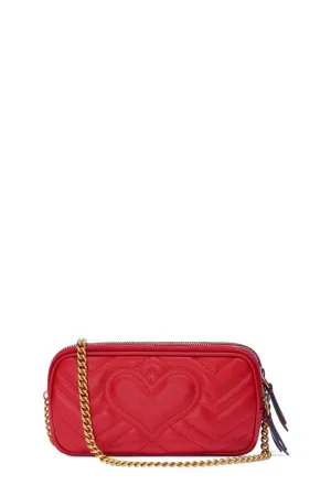 GG Marmont Mini Chain Bag Red