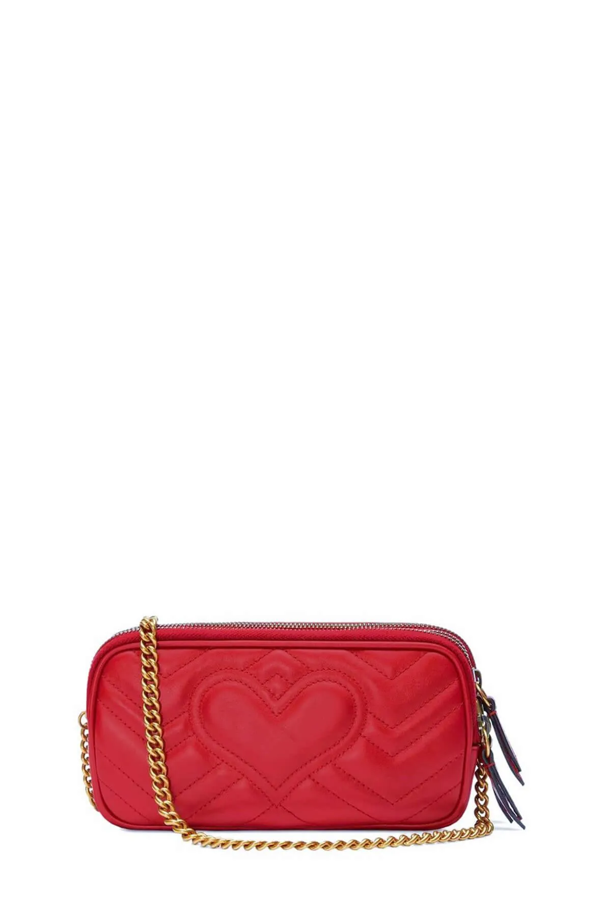 GG Marmont Mini Chain Bag Red
