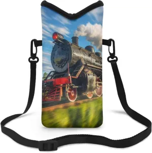 GIFTPUZZ Wallet with Adjustable Strap Cute Storage Bag for Women Men Mobile Phone Bag Small Crossbody Bag